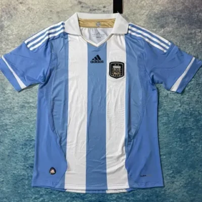 2012 Retro Version Argentina Home Jersey