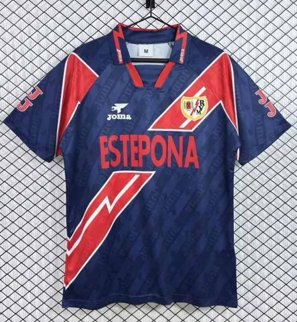 55048a6ecb.jpg.640x640 1995/1996 Retro Version Rayo Vallecano Away Jersey - Image 1