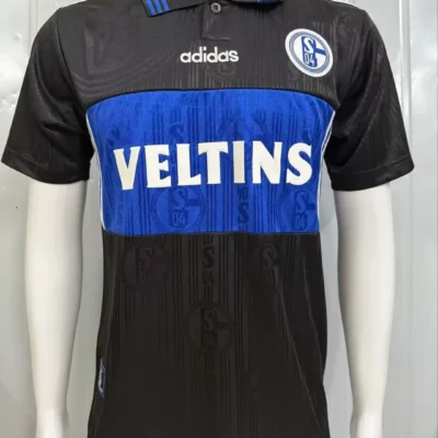 1997/1999 Retro Version Schalke 04 2nd Away Jersey