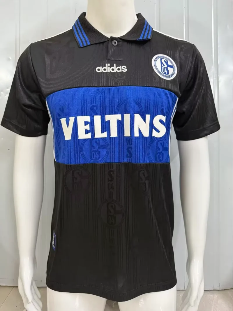1997/1999 Retro Version Schalke 04 2nd Away Jersey - Image 1