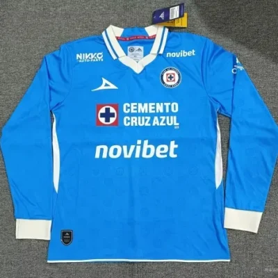 2026/2027  long sleeved Cruz Azul Home Jersey