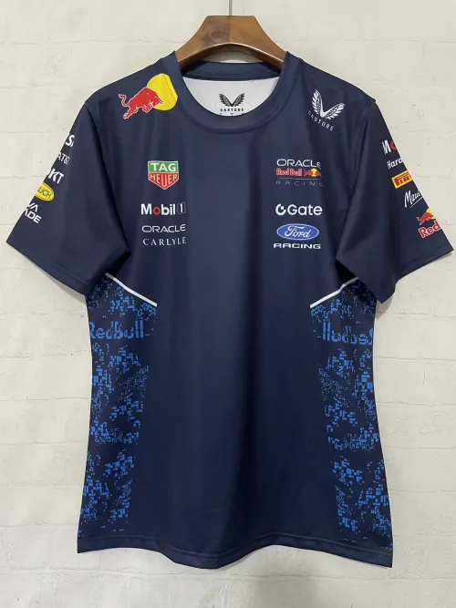 f8de9db76f (1) 2026 Red Bull Royal Blue Formula One Racing Shirts - Image 1