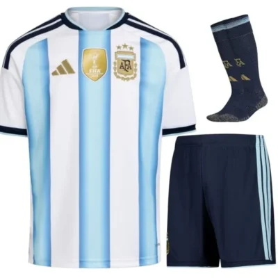 2026 Argentina Home kids kit jersey