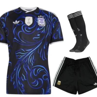 2026 Argentina away kids kit jersey