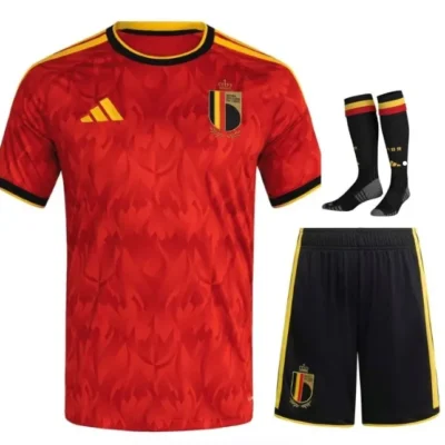 2026 Belgium Home kids kit jersey