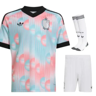 2026 Belgium away kids kit jersey