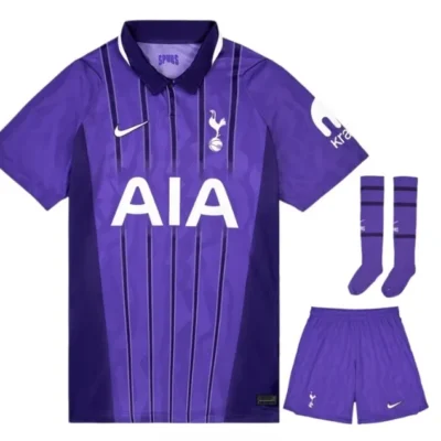 2026/2027 Tottenham Hotspur 2nd Away Kids kit jersey